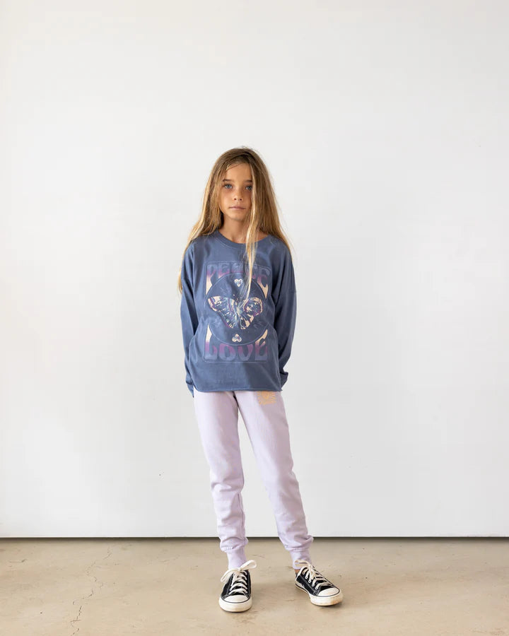 Tiny Whales Peace & Love | Graphic Tee