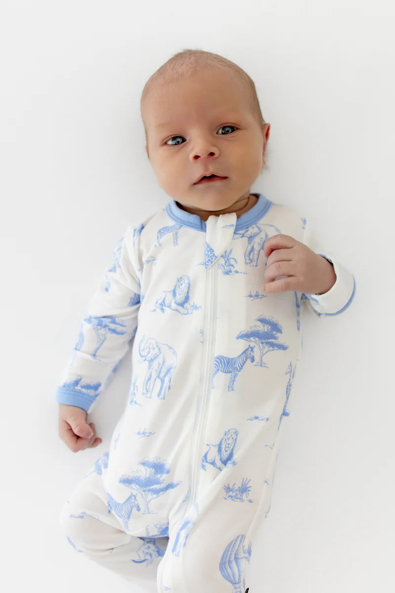 Kyte Baby Toile Safari | Zippered Footie