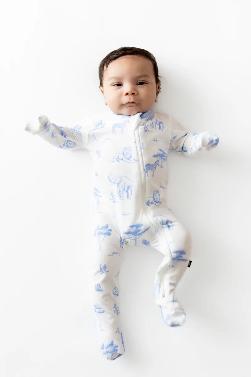 Kyte Baby Toile Safari | Zippered Footie