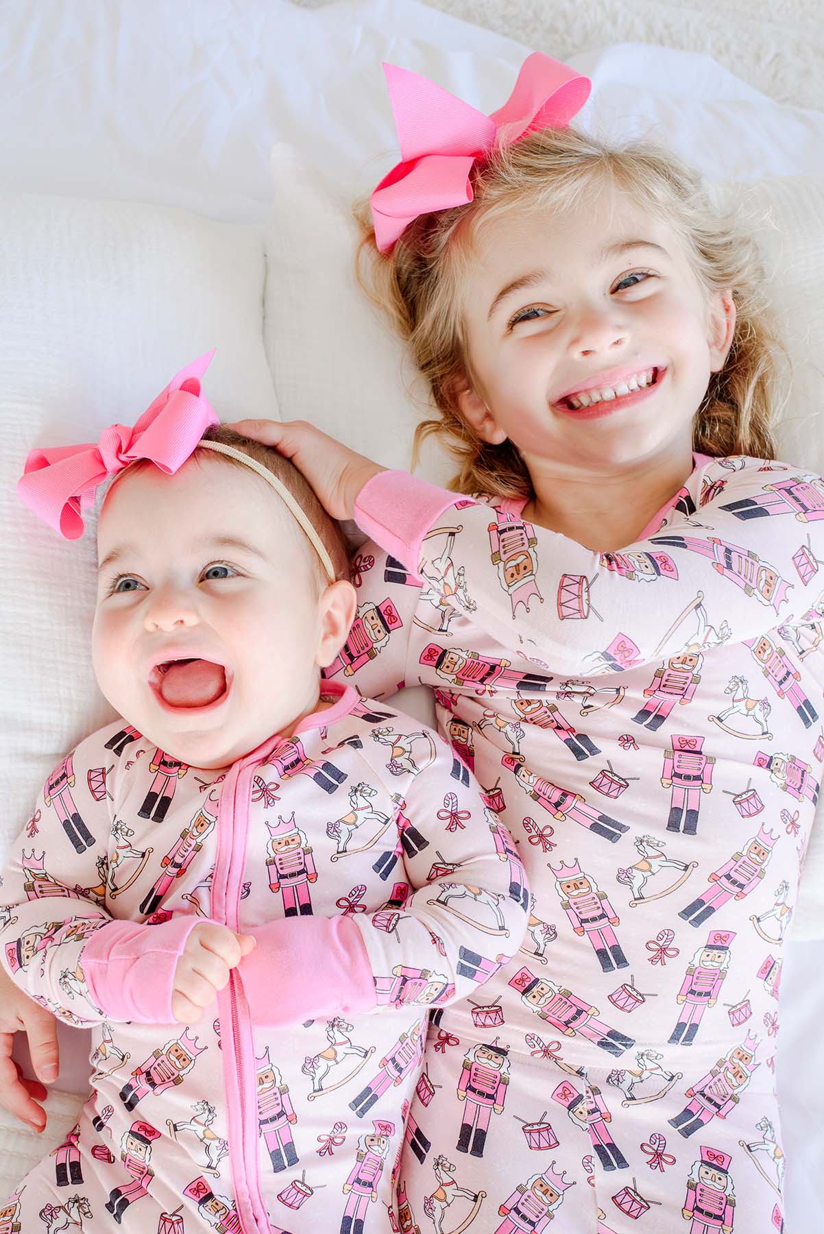 Caden Lane Pink | Toy Soldier Two-Piece Bamboo PJ Set