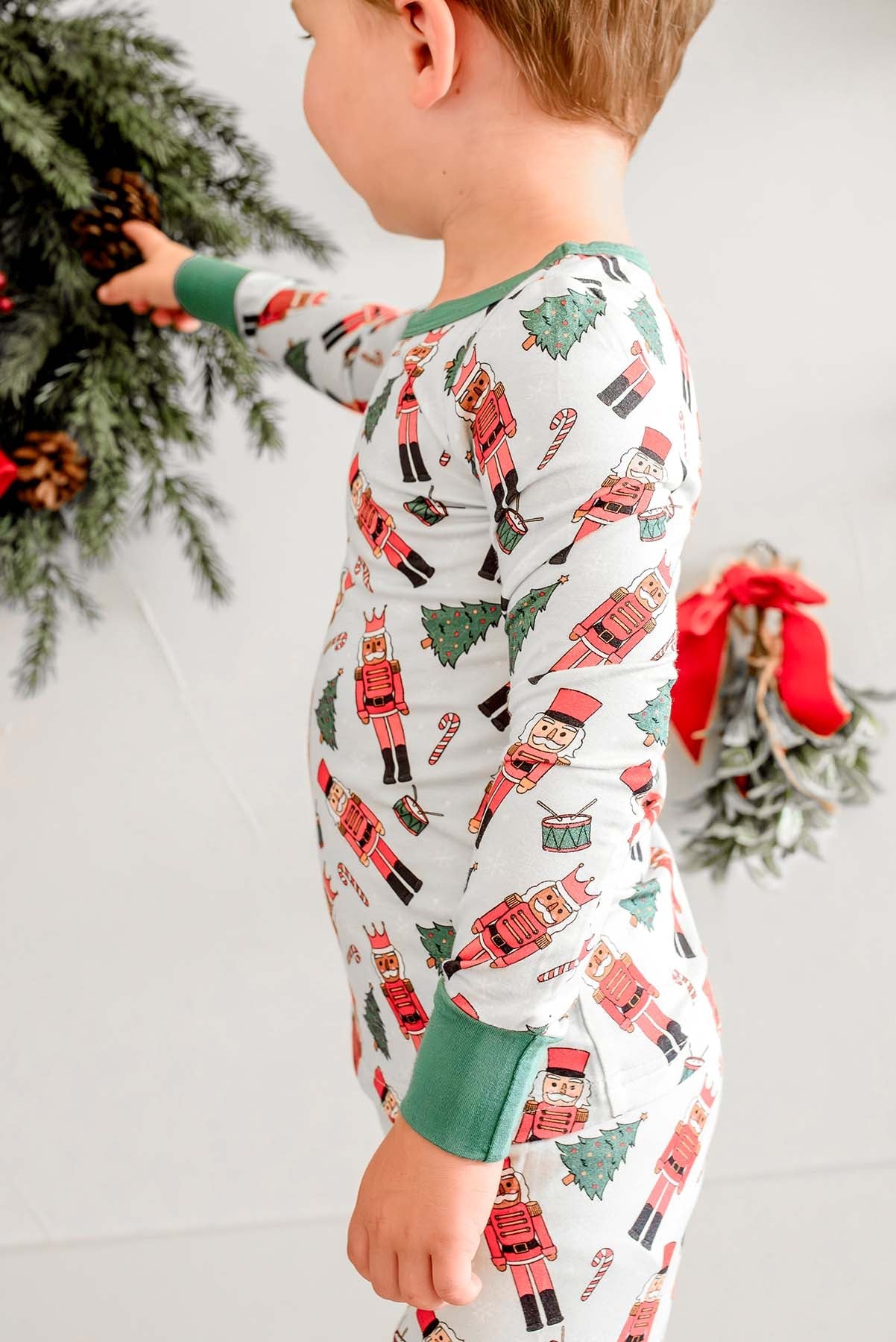 Caden Lane Green | Toy Soldier Two-Piece PJ Set