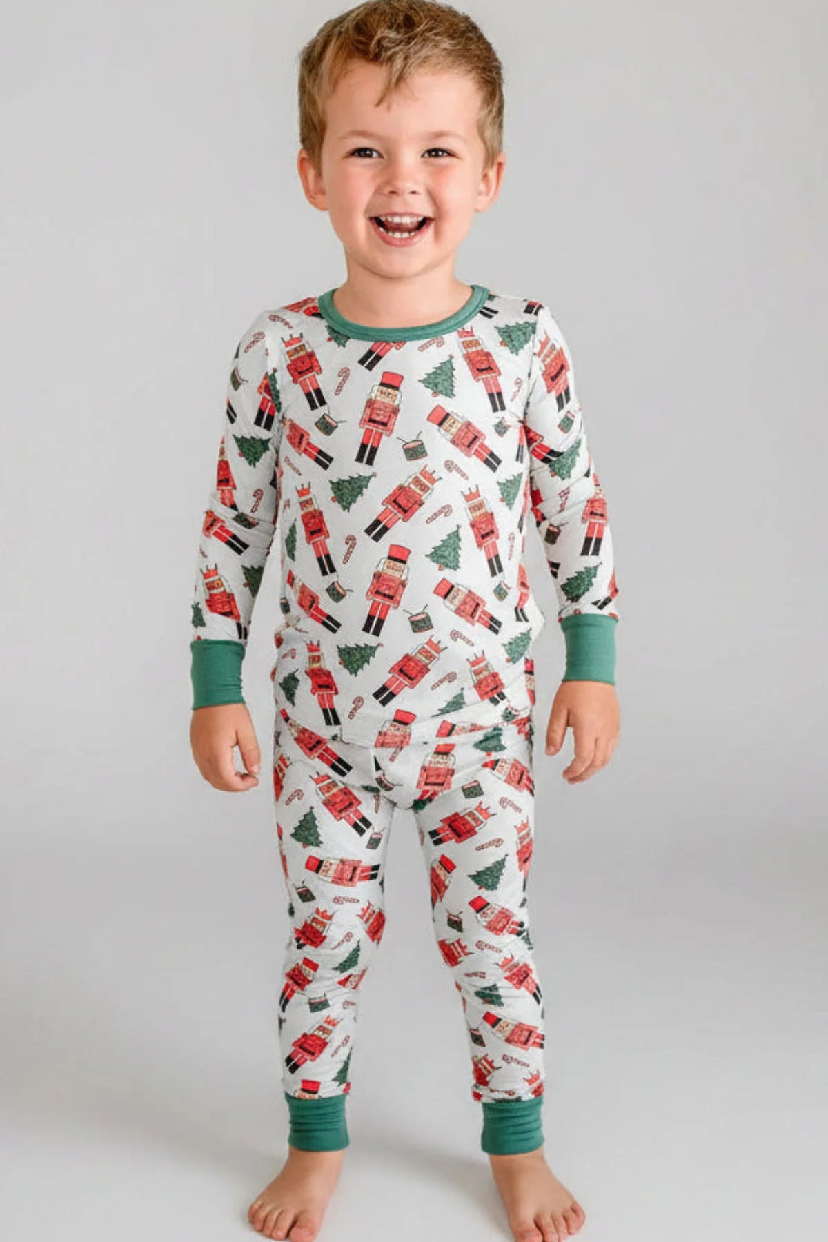 Caden Lane Green | Toy Soldier Two-Piece PJ Set