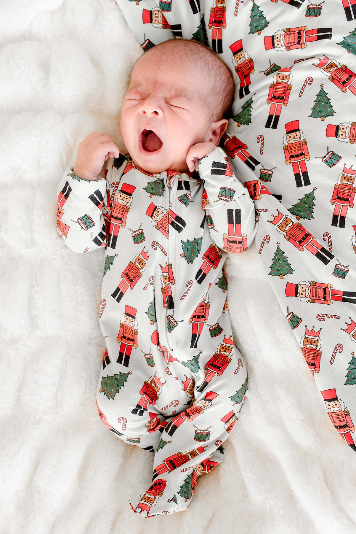 Caden Lane Green | Toy Soldier Zipper Footie