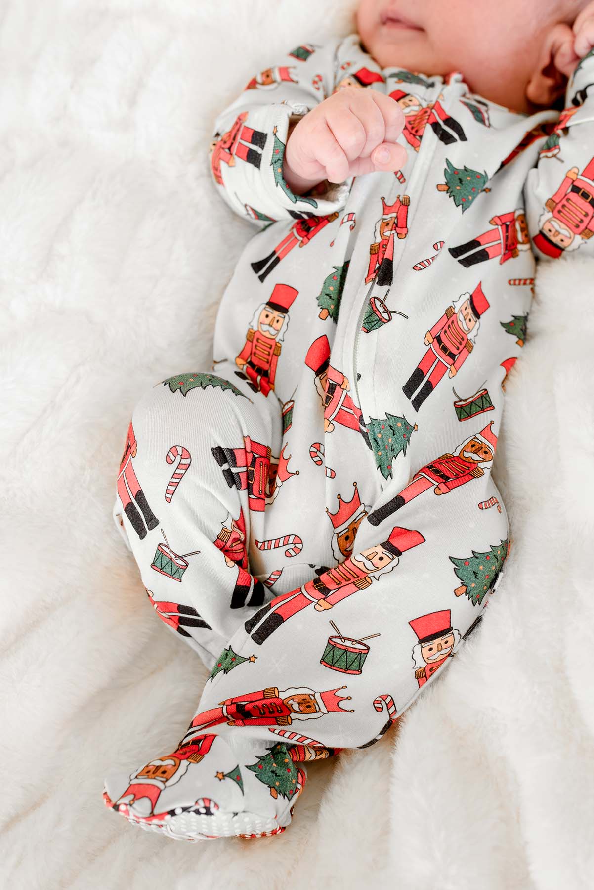 Caden Lane Green | Toy Soldier Zipper Footie