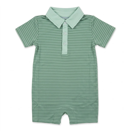Hollis Baker Green Stripe | Tripp Romper