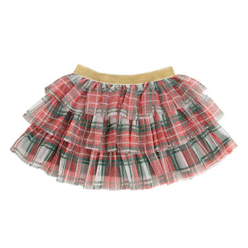 Sweet Wink Christmas Plaid | Tiered Tutu