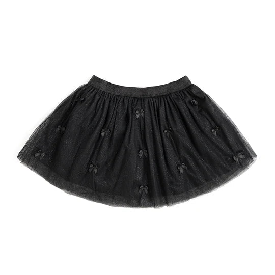 Sweet Wink Onyx | Bow Tutu Skirt