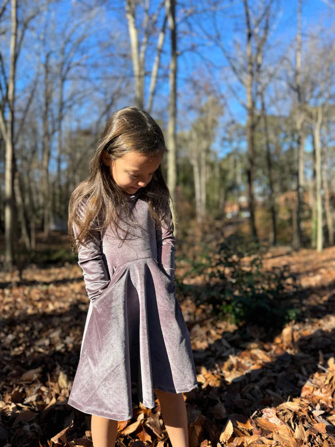 Vignette Plum Velvet | Merilee Dress