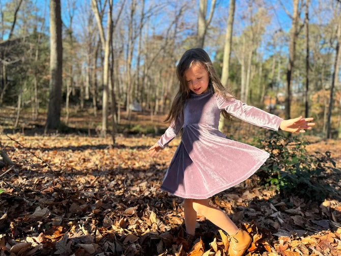 Vignette Plum Velvet | Merilee Dress