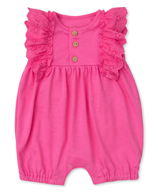 Kissy Kissy Fuchsia | Short Playsuit