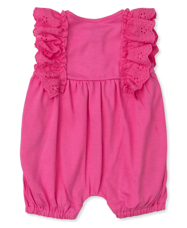 Kissy Kissy Fuchsia | Short Playsuit