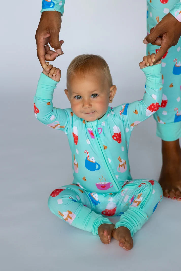 Zolly Kids Cuppa Cozy | Zippy Convertible Bamboo PJs