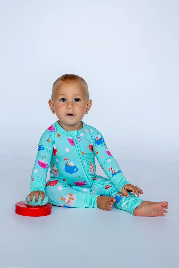 Zolly Kids Cuppa Cozy | Zippy Convertible Bamboo PJs