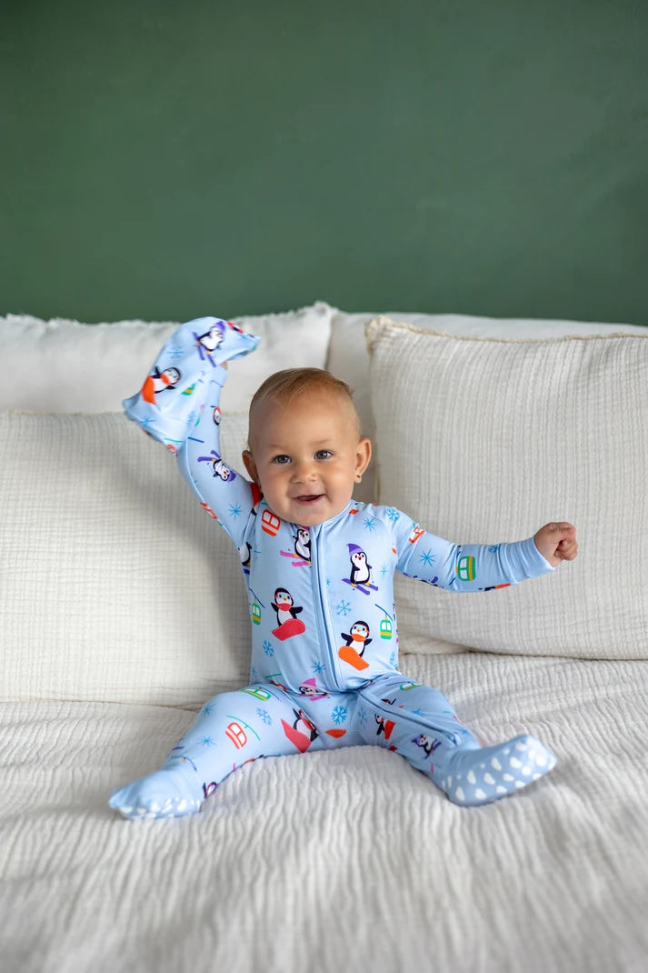 Zolly Kids Polar Penguin | Zippy Convertible Bamboo PJs