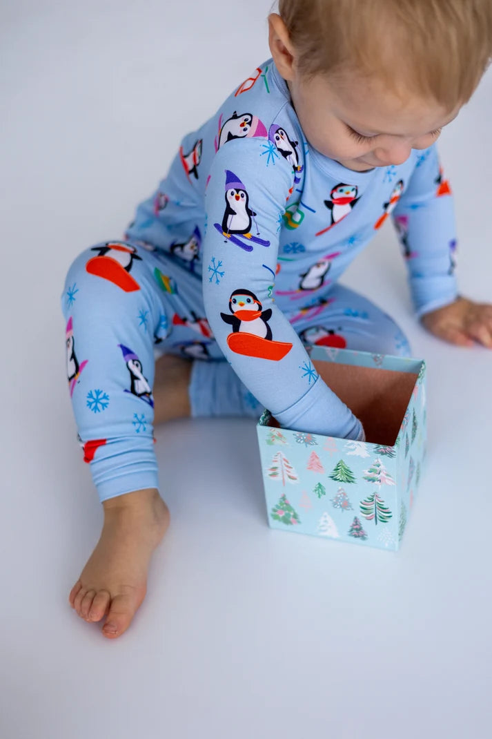 Zolly Kids Polar Penguin | Two Piece PJ Set