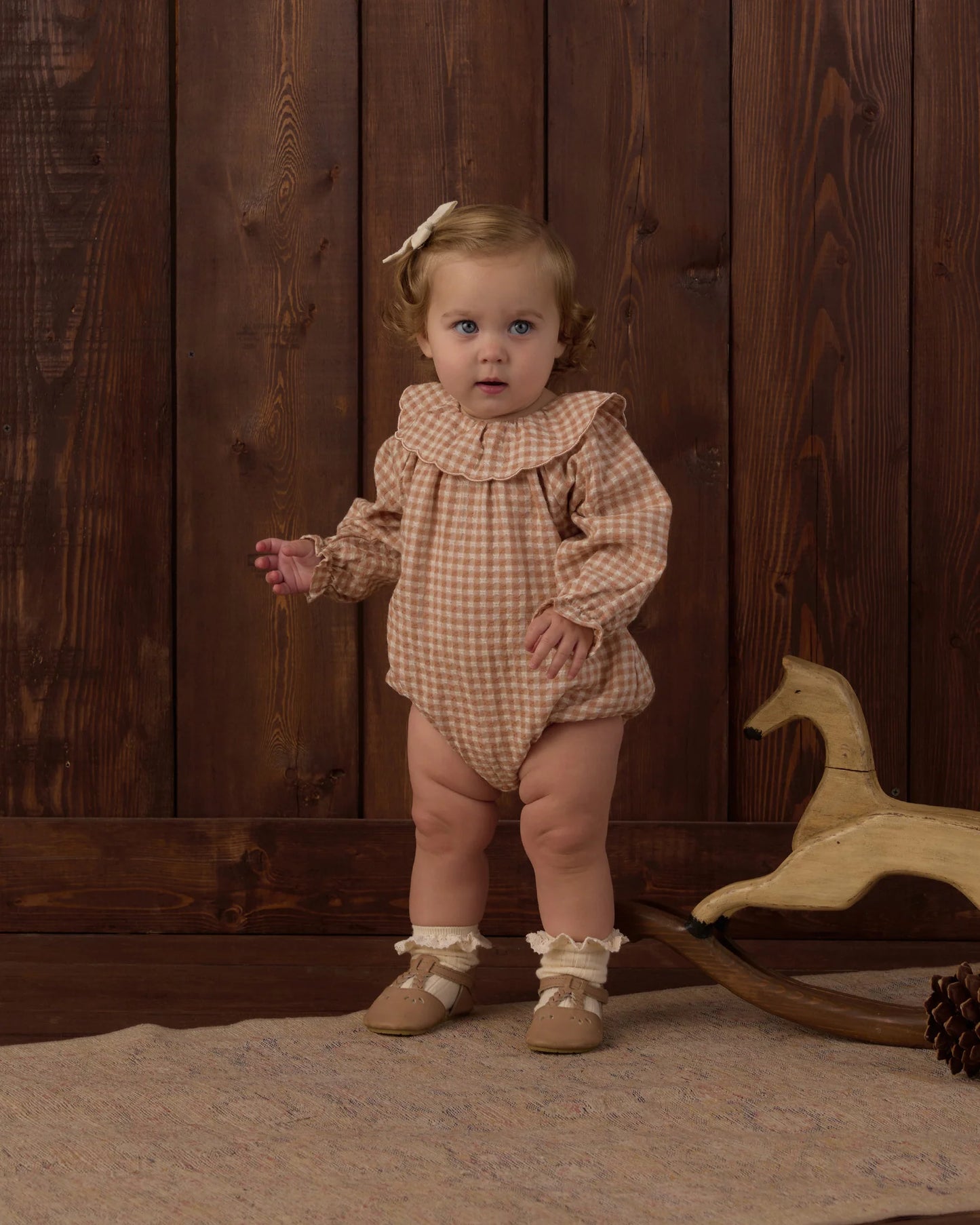 Rylee + Cru Fawn Gingham | Colette Mini Dress