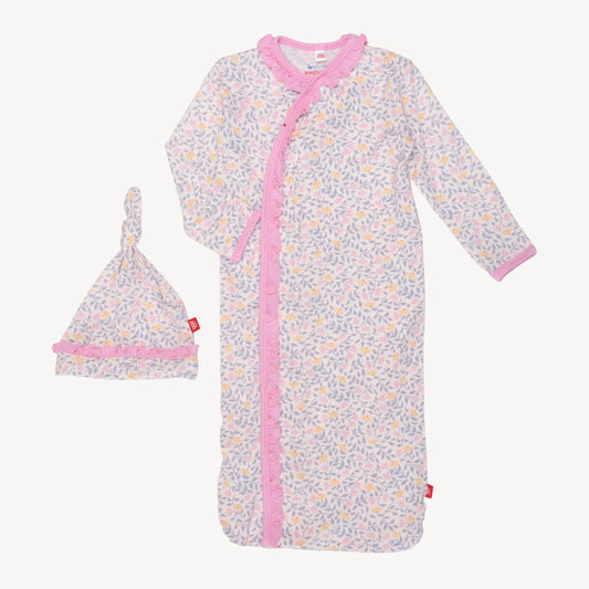 Magnetic Me Amelia | Cozy Sleeper Gown + Hat Set