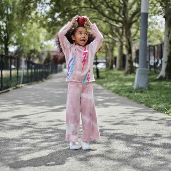 Appaman Pink Marble | Slouchy Sweatshirt