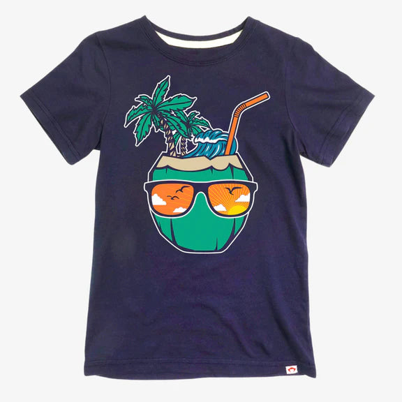 Appaman Navy Blue | Coconut Cool Graphic Tee