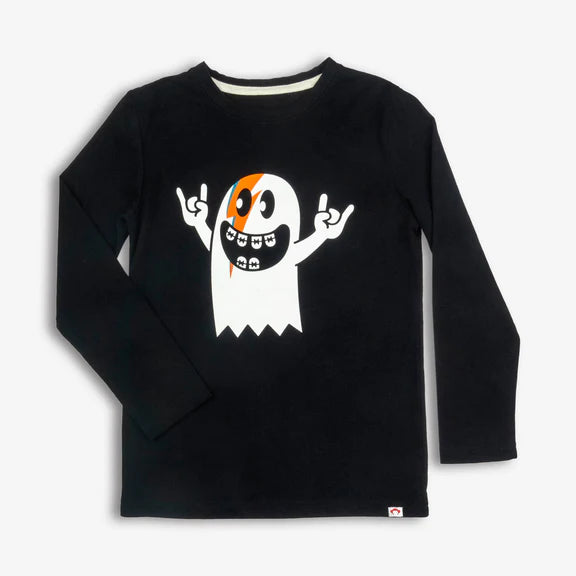 Appaman Black | Rock & Ghoul Graphic Long Sleeve Tee