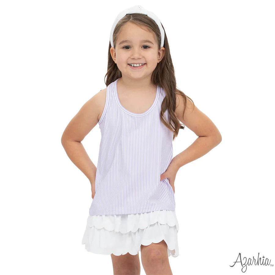 Azarhia Lavender | Striped Tank