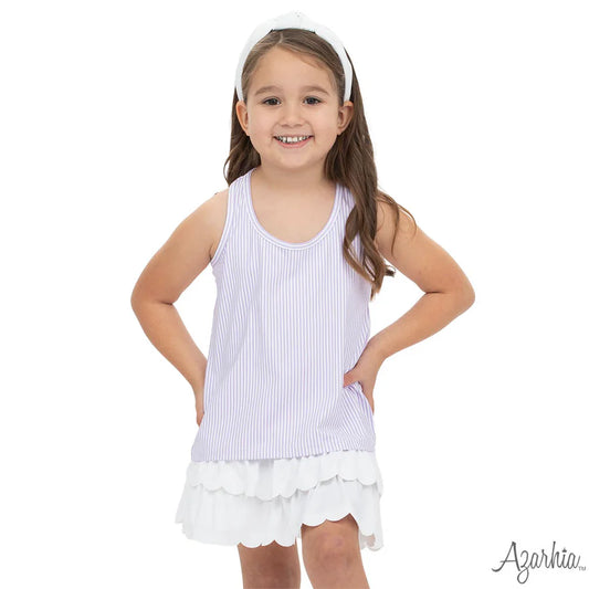 Azarhia Lavender | Striped Tank