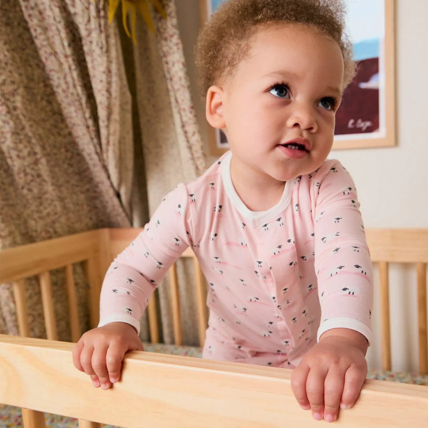 Magnetic Me Pink | Baa Baa Baby Modal Footie