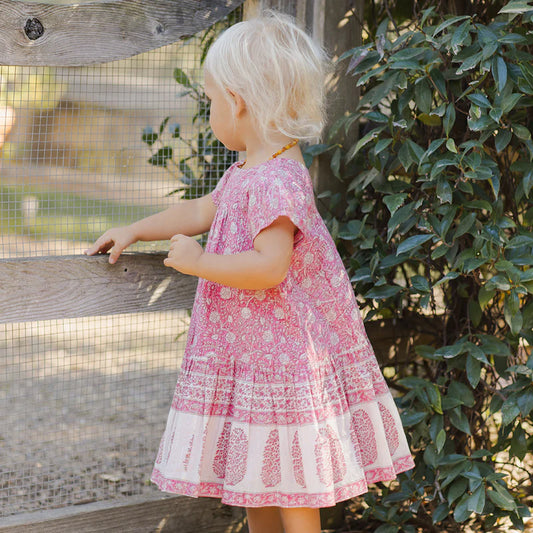 Pink Chicken Hot Pink Garden | Adele Dress