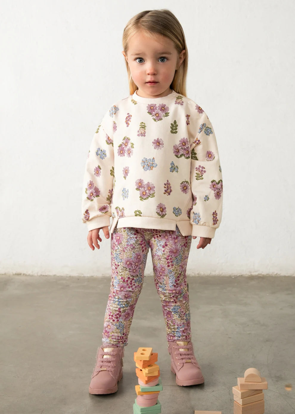 Mayoral Mauve | Printed Leggings