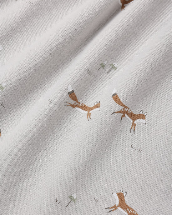 Rylee + Cru Fog Foxes | Raglan Dress