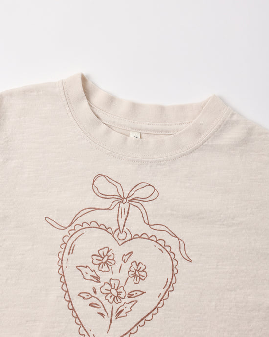 Rylee + Cru Petal Heart Locket | Boxy Tee