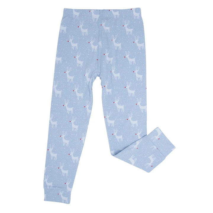 Sweet Bamboo Rudolph Blue | PJ Set