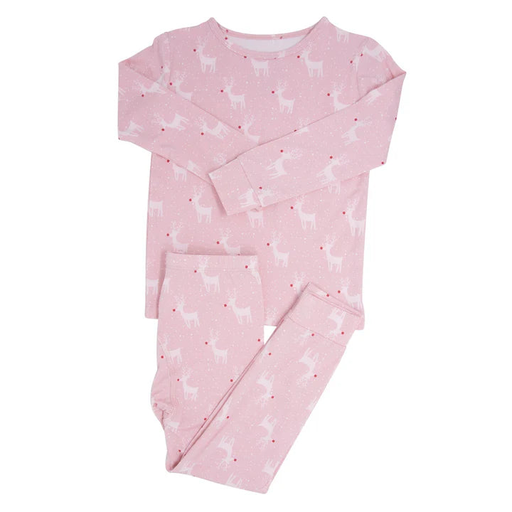 Sweet Bamboo Rudolph Pink | PJ Set