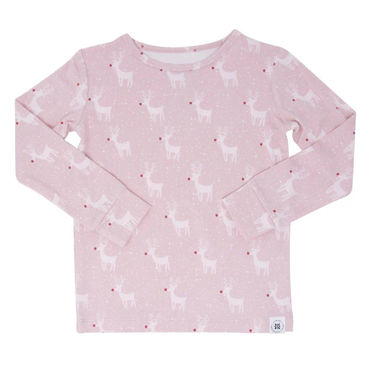 Sweet Bamboo Rudolph Pink | PJ Set