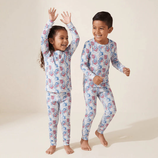Sweet Bamboo Sugar Magnolia | Big Kid PJ Set