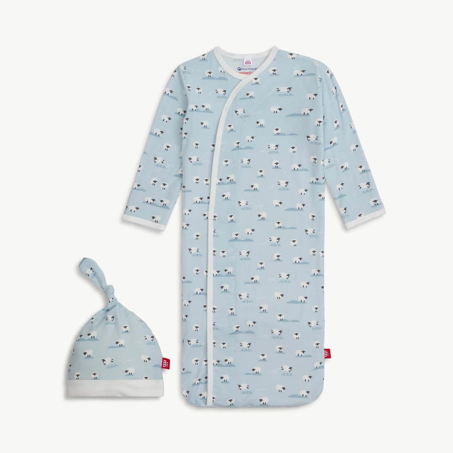 Magnetic Me Baa Baa Baby Blue | Modal Magnetic Gown Set