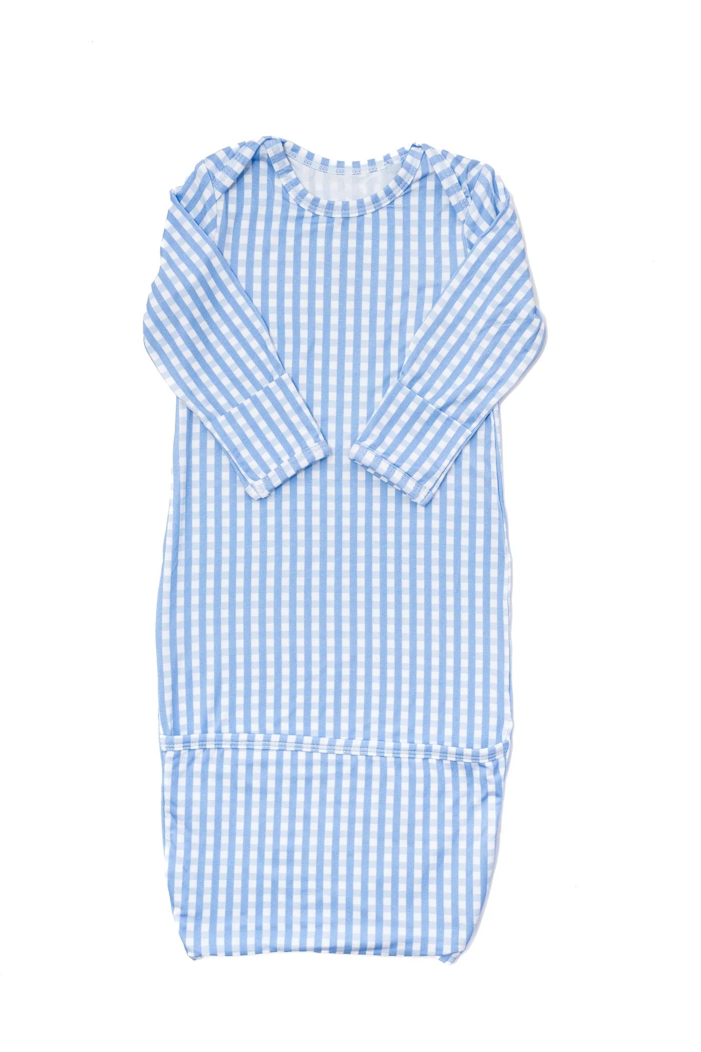 Uptown Baby Blue | Gingham Gown