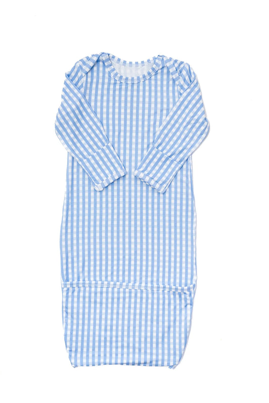 Uptown Baby Blue | Gingham Gown