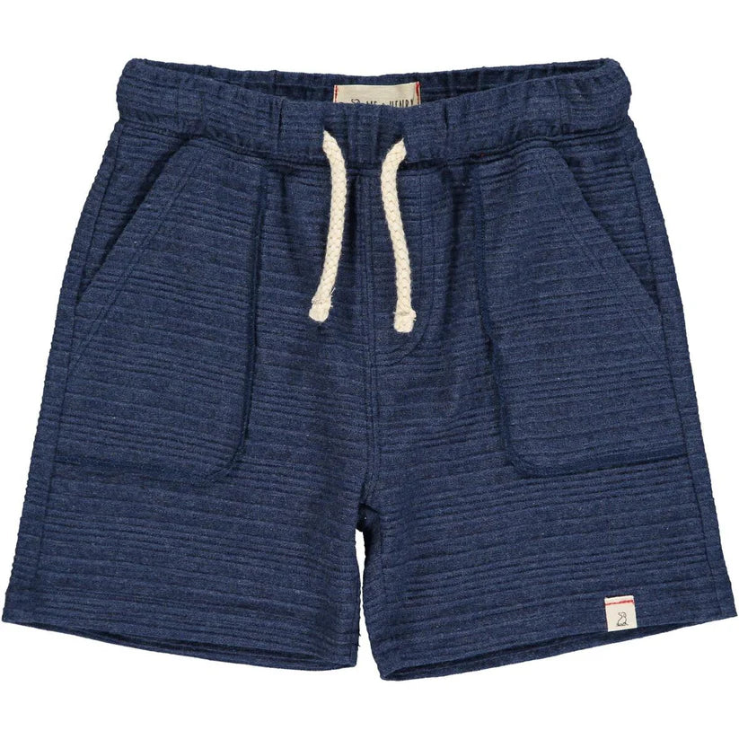 Me & Henry Navy | Ribbed Shorts