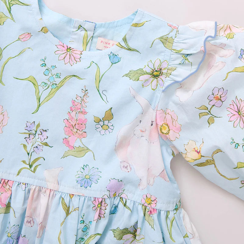 Pink Chicken Botanical Bunnies | Brooke Dress