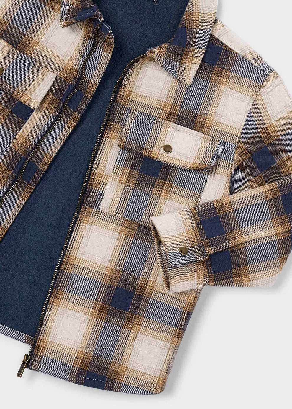 Mayoral Ink | Plaid Check Jacket