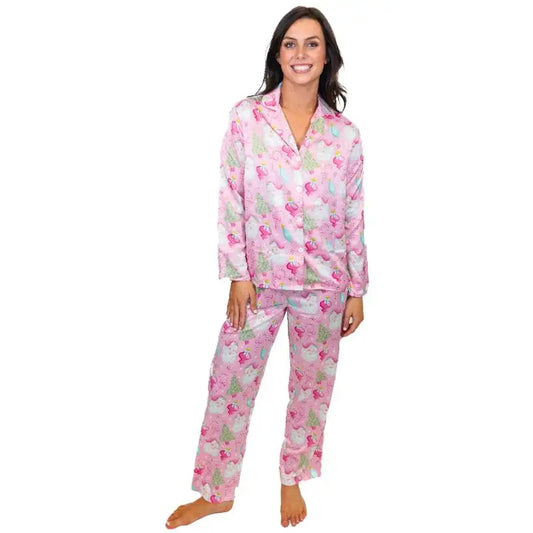 Jane Marie Baby It's Cold Outside | Women's Long Sleeve PJ Set