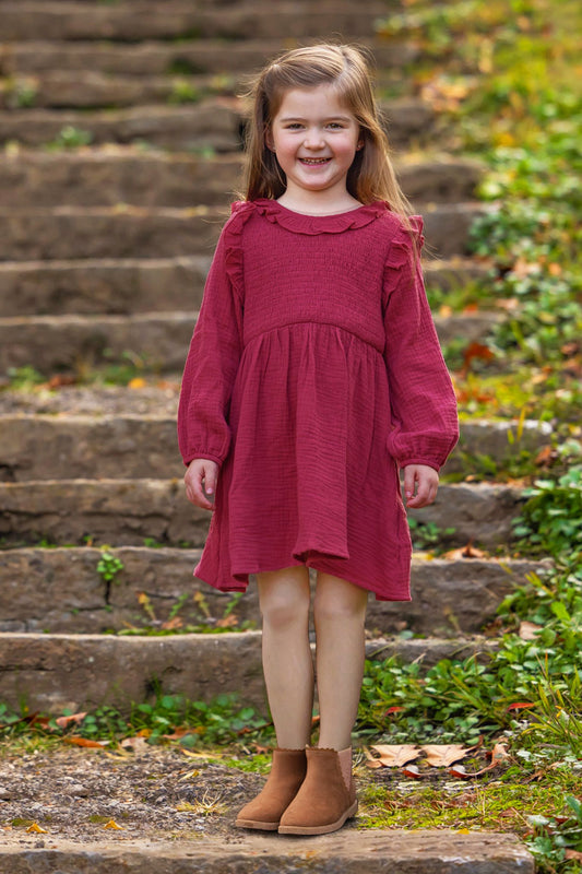 Mabel + Honey Red | Autumn Dress