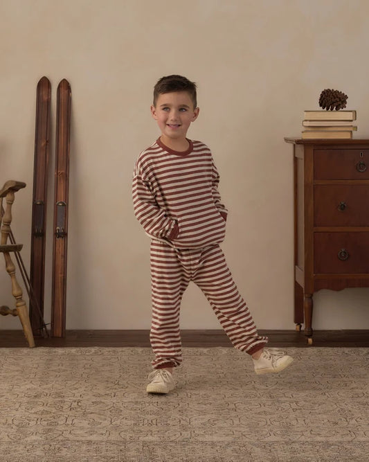 Rylee + Cru Brick Stripe | Relaxed Set