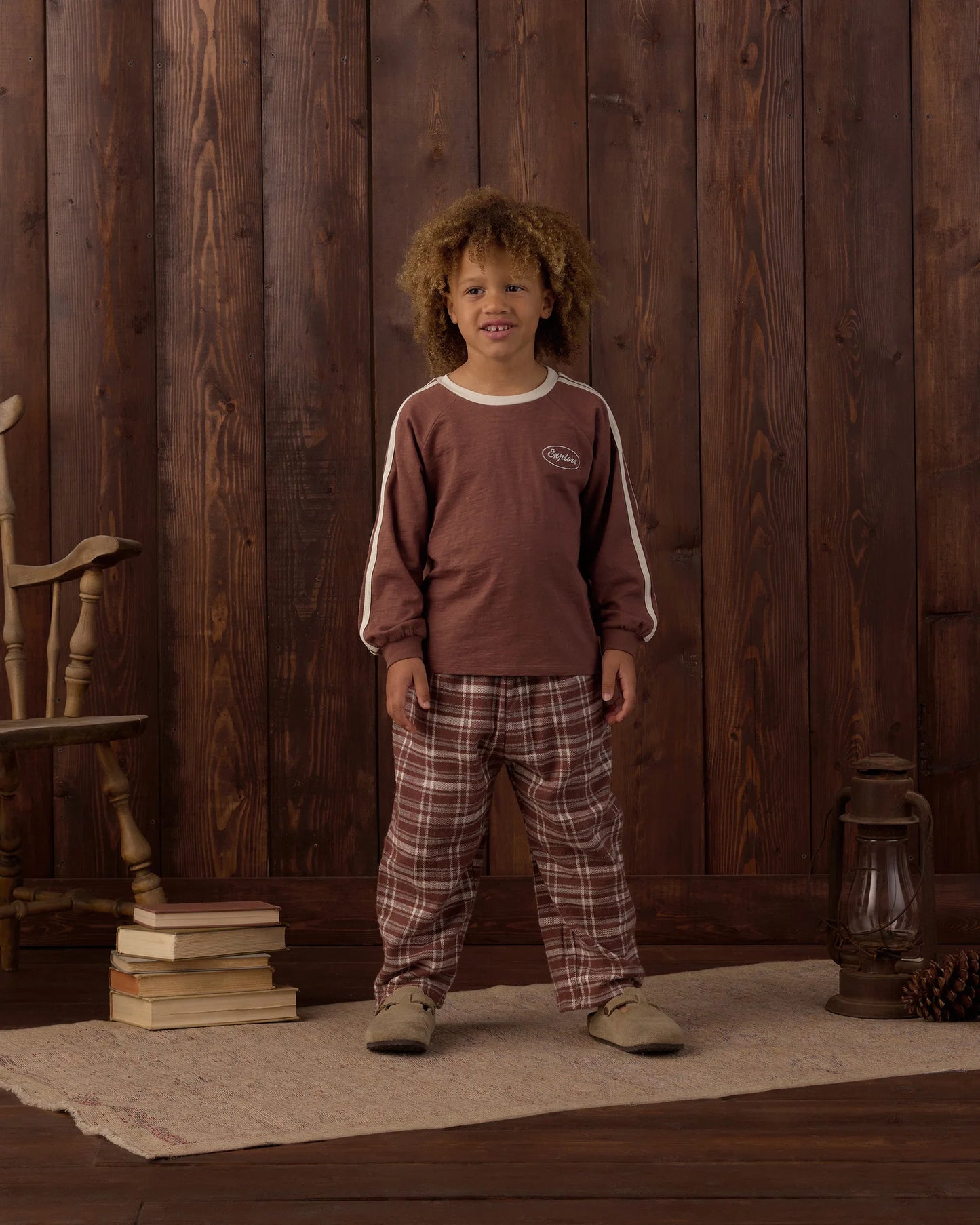 Rylee + Cru Mulberry | Explore Relaxed Long Sleeve Tee