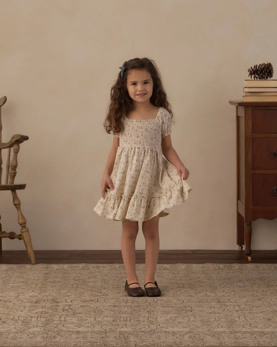 Rylee + Cru Natural Meadow | Sage Jersey Dress