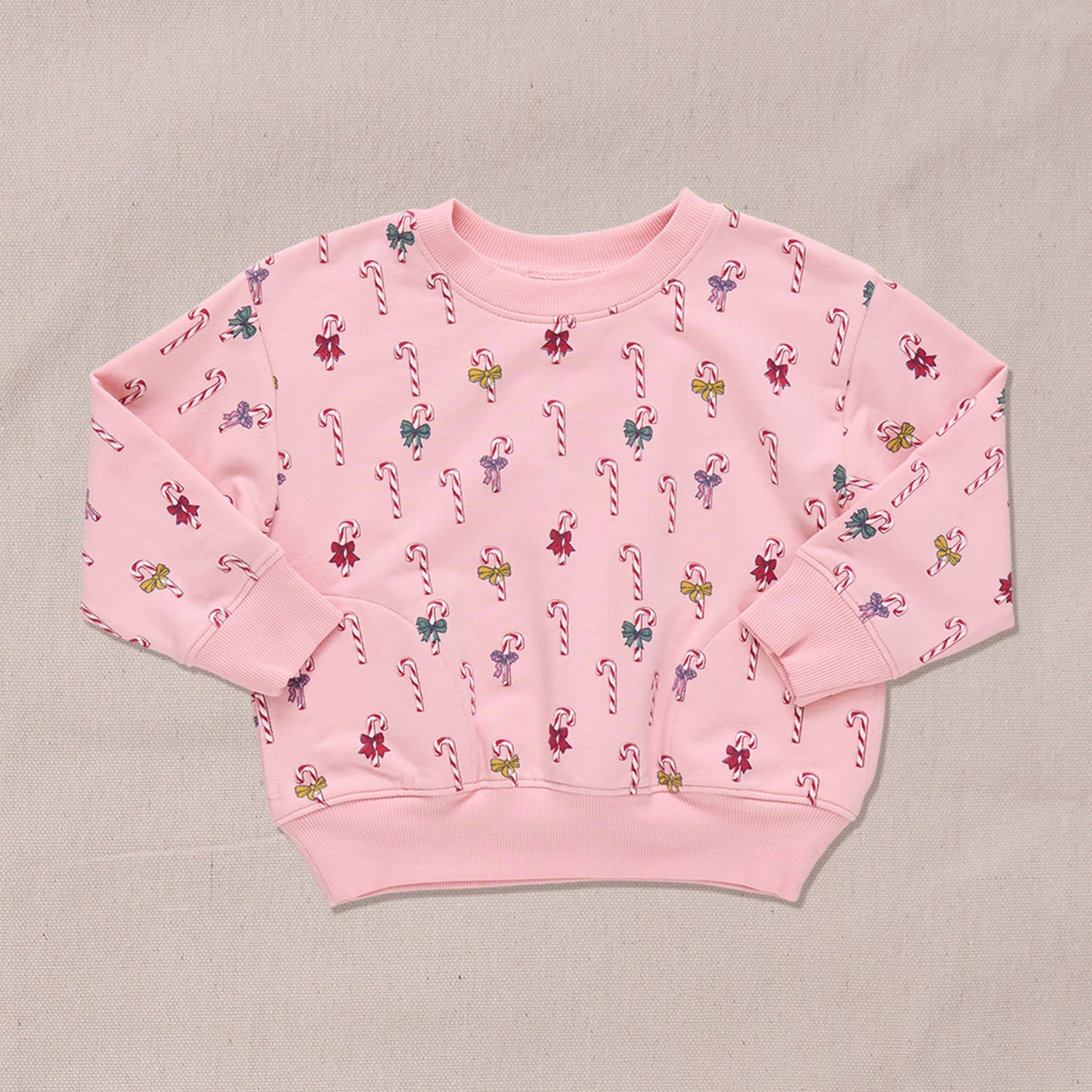 Coop Kids x Pink Chicken Mini Candy Cane | Play Sweatshirt