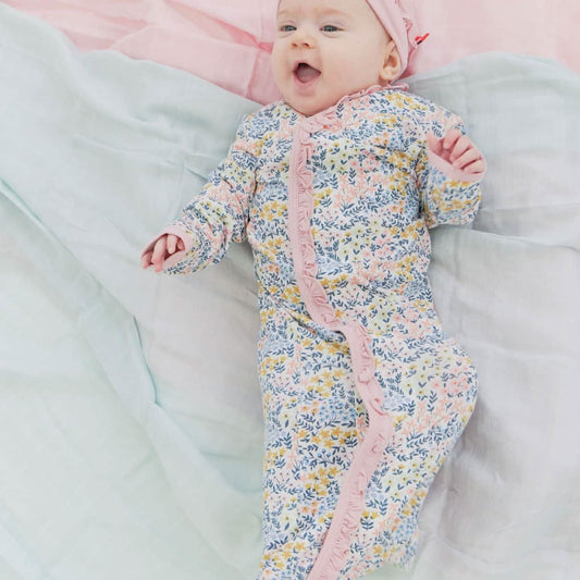 Magnetic Me Chelsea | Ruffle Placket Gown + Hat Set