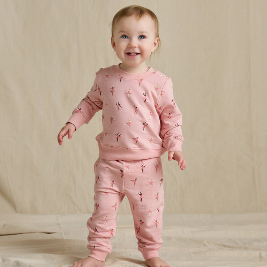 Pink Chicken X Coop Kids Tiny Ballerinas | Jax Jogger Set