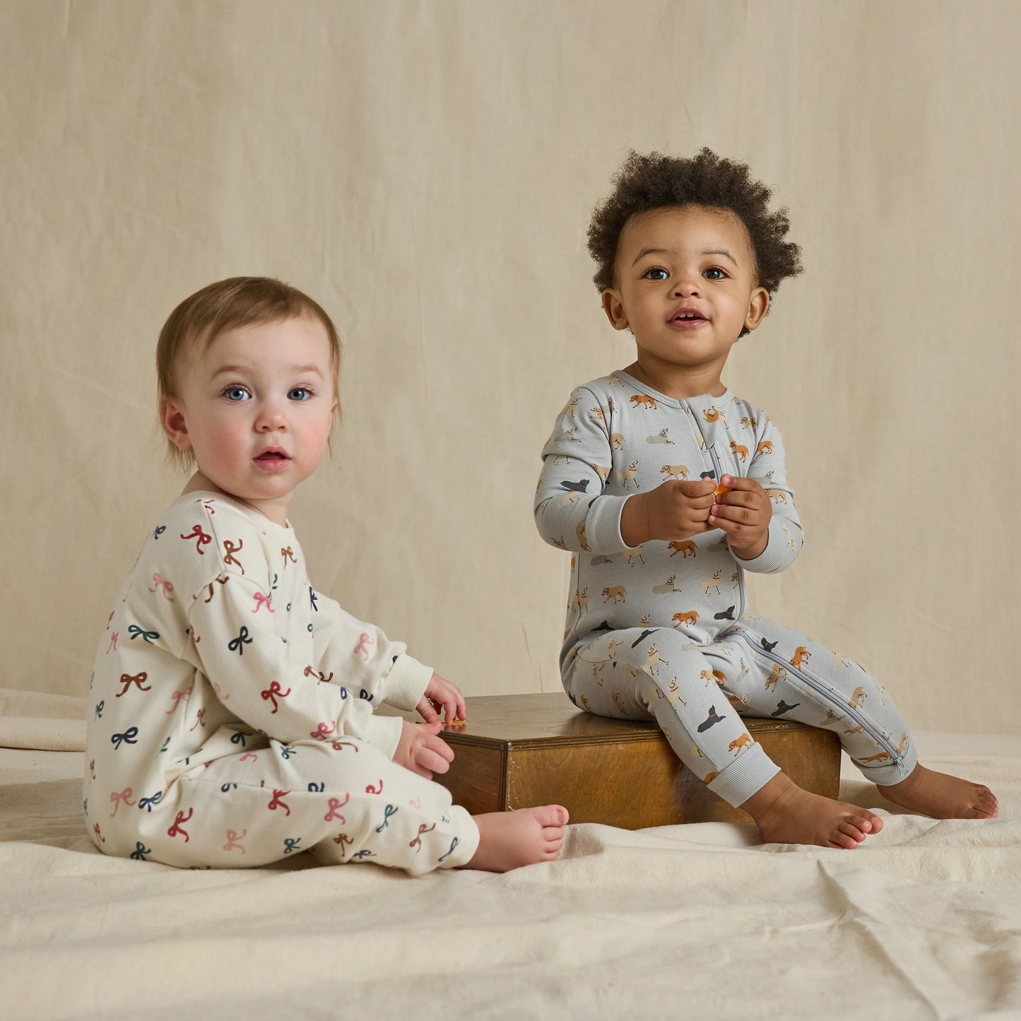 Pink Chicken X Coop Kids Tiny Bows | Runaround Jumpsuit